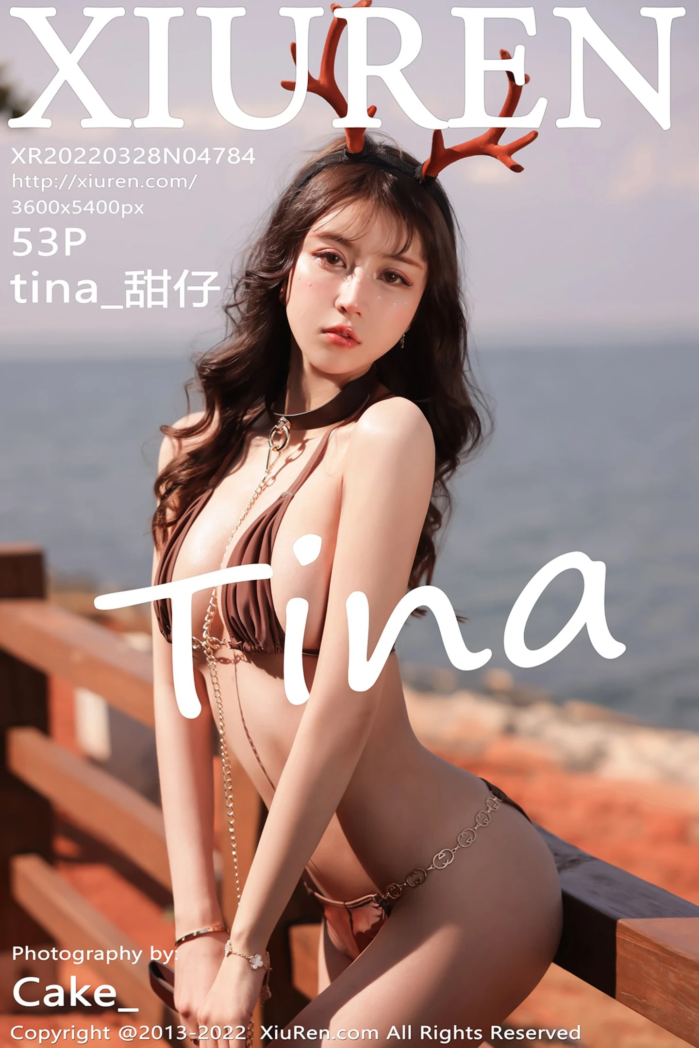 [XiuRen秀人网]VOL.4784 模特tina 甜仔大理旅拍户外咖啡色比基尼秀凹凸身材诱惑写真53P-秀人网官方网站